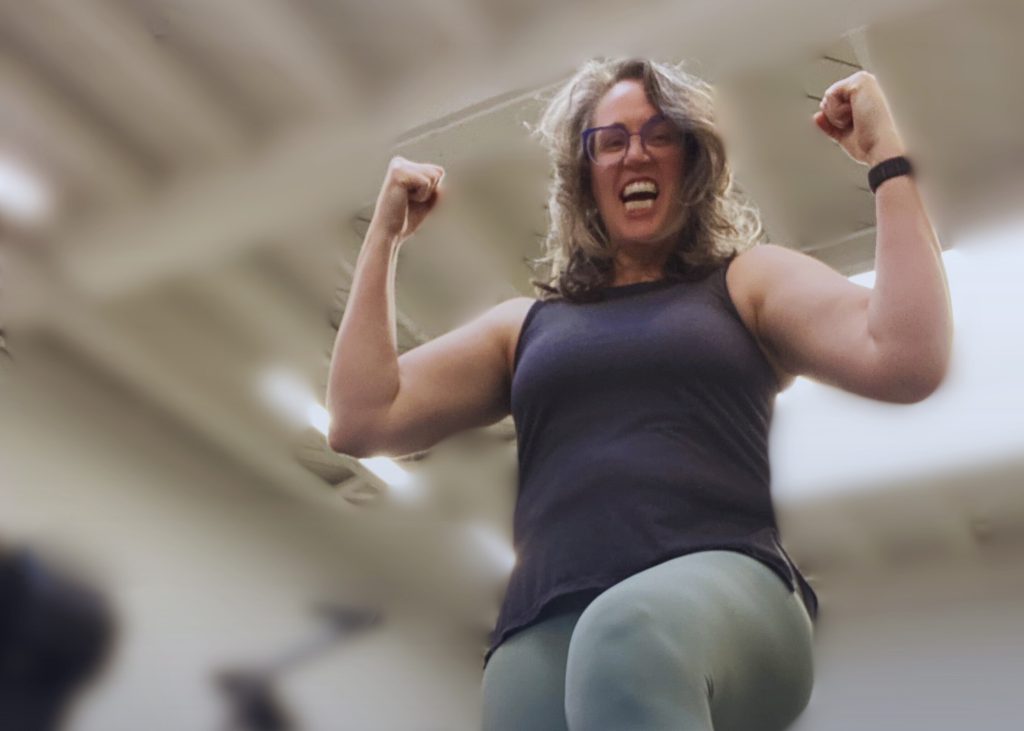 woman in gym